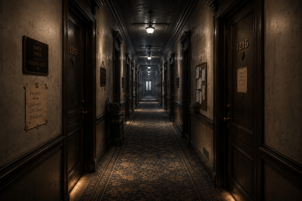 Ballroom block corridor hall